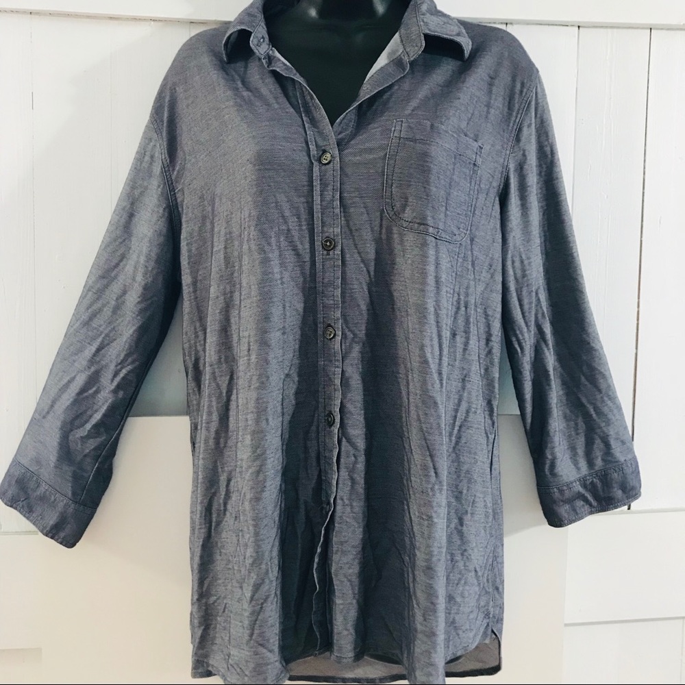 Anthropologie super soft eden & Olivia button down